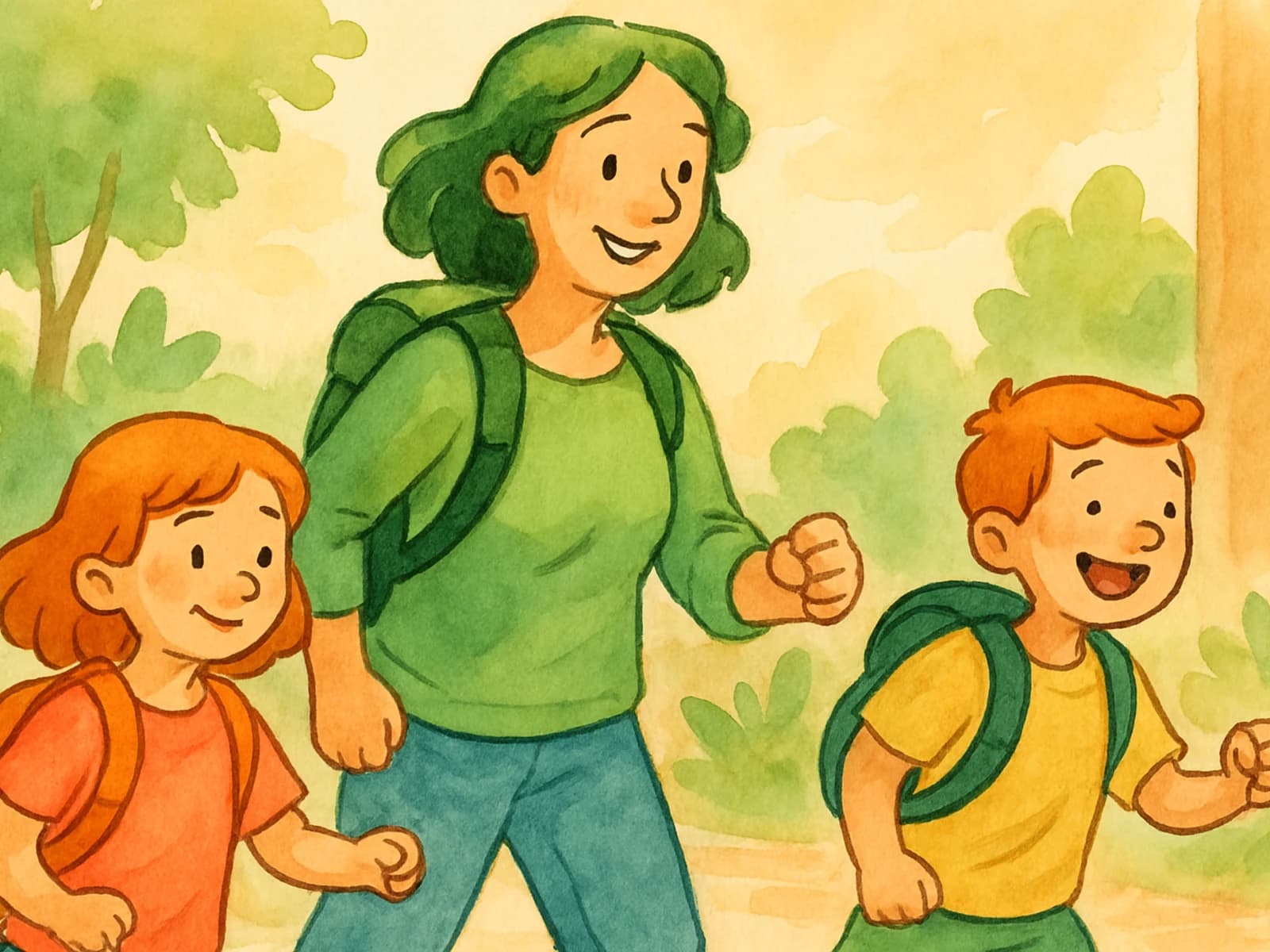 Ein schöner Tag mit Kindern muss nicht lange geplant sein